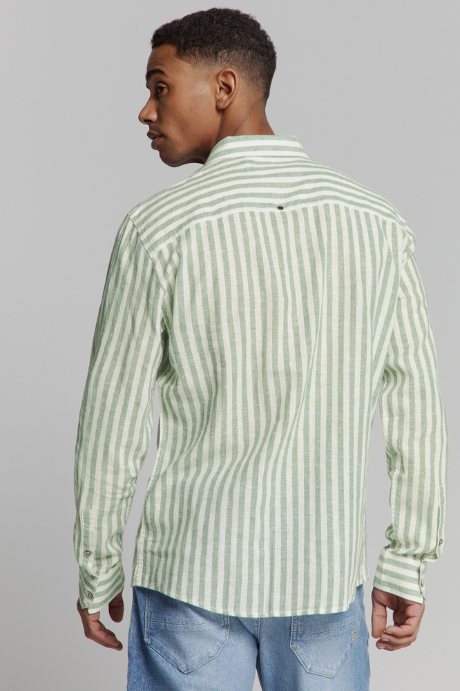 OVERHEMD MET VERTICALE STREPEN 27470224SN 050 GREEN
